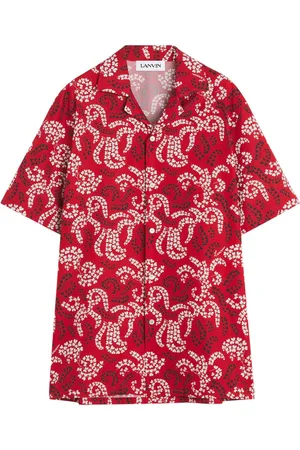 Lanvin Leaf-print shirt