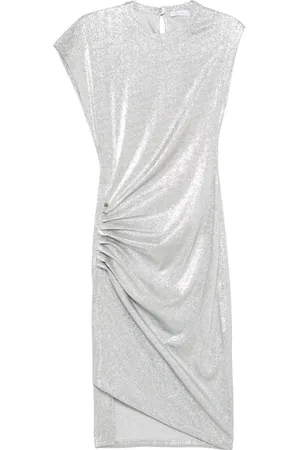 Paco rabanne Draped asymmetric mini dress