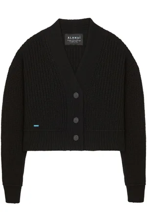 Alanui Cashmere-cotton cardi-coat
