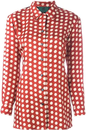 Jean Paul Gaultier Dotted vest panel shirt