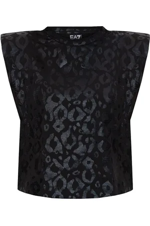 EA7 Leopard-print T-shirt
