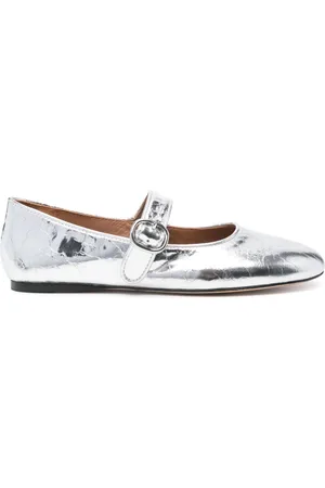 Sandro Metallic ballet flats