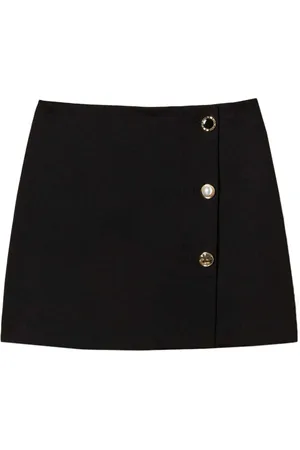 Twin-Set Button-detail mini dress