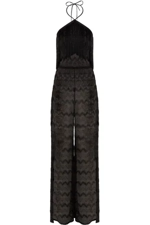 Missoni Lamé fringe-detail jumpsuit