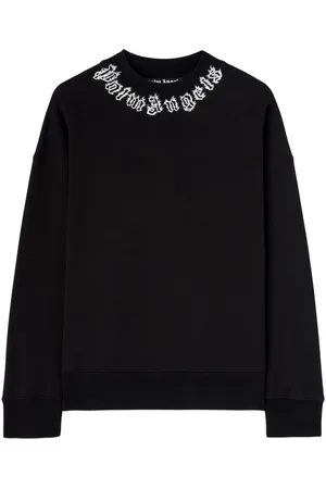 Palm Angels Logo-print cotton sweatshirt