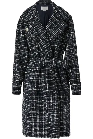 GENNY Double-breasted tweed coat