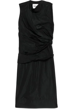 Jil Sander Taffeta midi dress