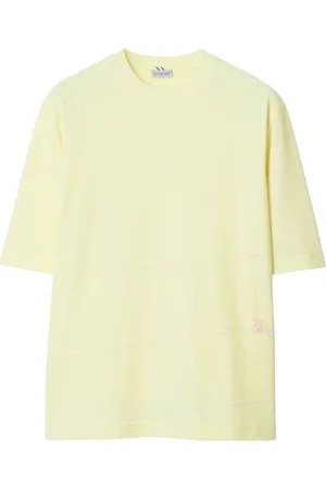 Burberry Logo-embroidered cotton T-shirt