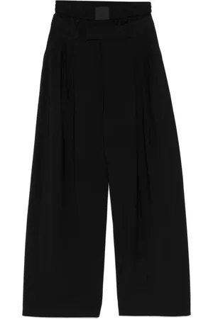 Alexander Wang Boxer-detailed wide-leg trousers