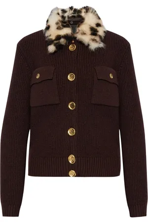 Givenchy Fur-collar cardigan