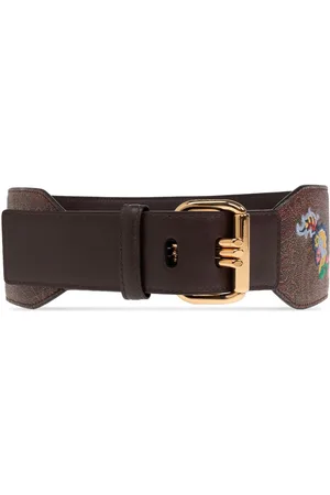 Etro Floral-embroidered belt