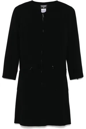 CHANEL 1997s wool midi dress