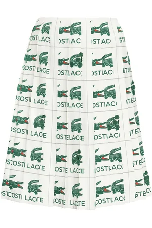 Lacoste Embroidered pleated skirt