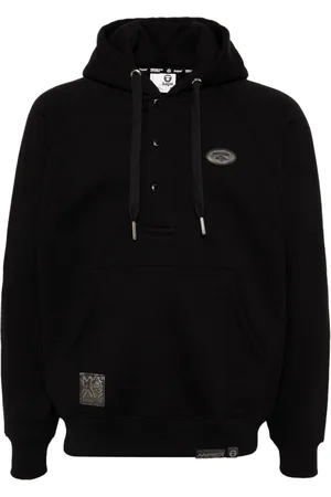 A Bathing Ape Logo-patch hoodie