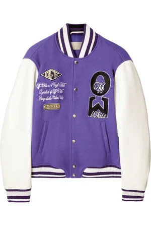 OFF-WHITE Time varsity jacket