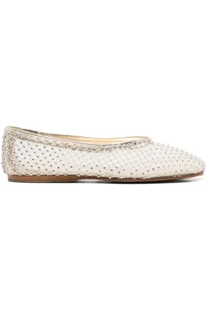 FORTE FORTE Crystal-embellished ballet flats