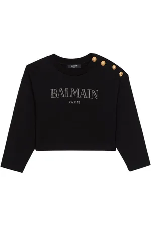 Balmain Logo-print cotton sweatshirt