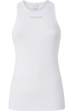 Pinko Logo-lettering tank top