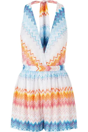 Missoni Zigzag lamé playsuit