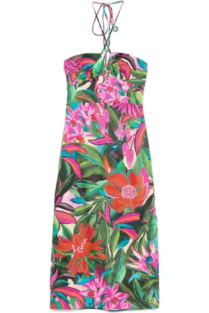 Farm Rio Floral-print midi dress