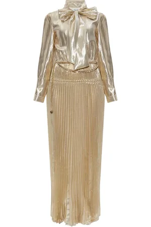 Self-Portrait Lurex maxi dress