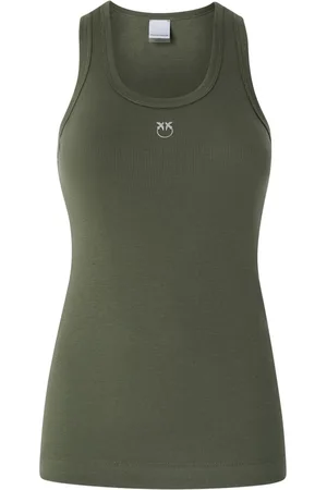 Pinko Logo-embroidered tank top