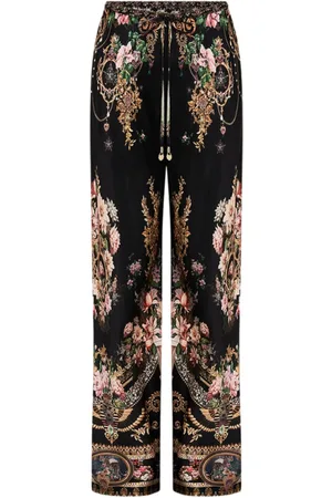 Camilla Graphic-print trousers