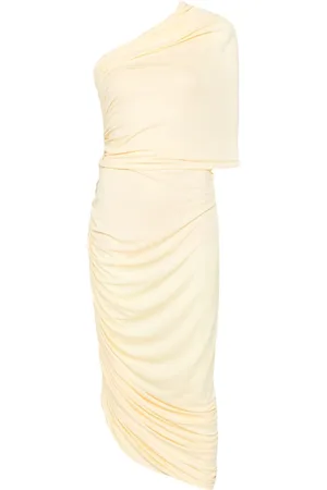MAGDA BUTRYM One-shoulder draped midi dress