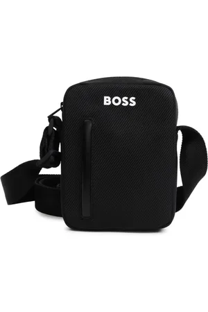 HUGO BOSS Textured-finish messenger bag