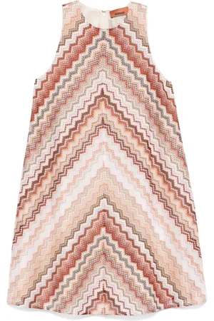Missoni A-line zigzag patterned dress