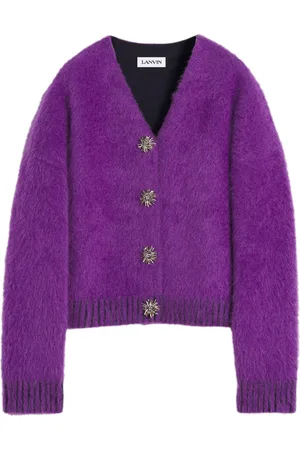 Lanvin Brushed-effect cardigan
