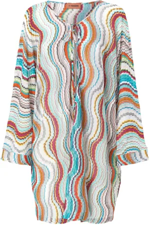 Missoni Wave lamé beach dress