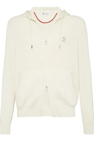 Brunello Cucinelli Ribbed-knit hoodie