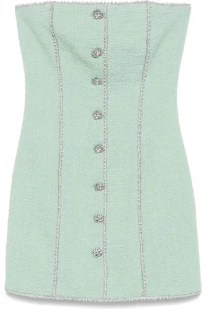ROTATE Bouclé mini dress