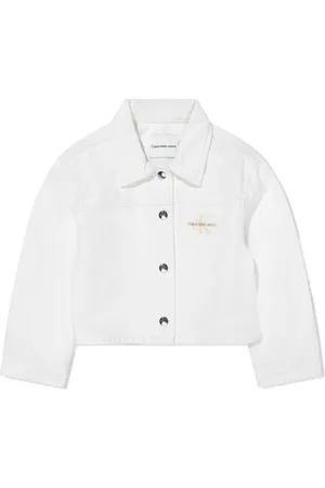 Calvin Klein Logo-embroidered denim jacker