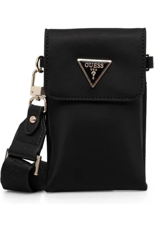 Guess Logo-appliqué phone pouch