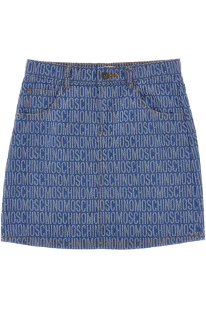 Moschino Logo-jacquard miniskirt