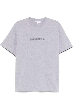 J.W.Anderson Flocked-logo T-shirt