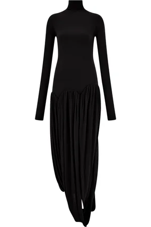 Salvatore Ferragamo Turtleneck tulip-design dress