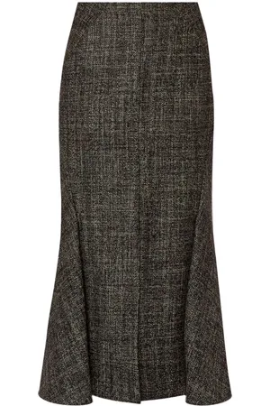 Erdem Fluted midi skirt