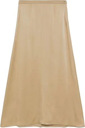 FORTE FORTE Satin midi skirt
