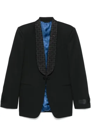 Givenchy Monogram 72 jacquard-collar blazer