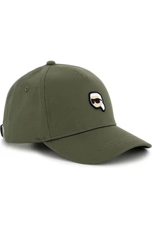 Karl Lagerfeld Logo-embroidered cotton cap