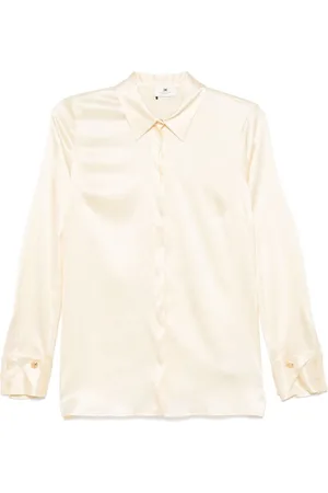 Elisabetta Franchi Double-cuff satin blouse