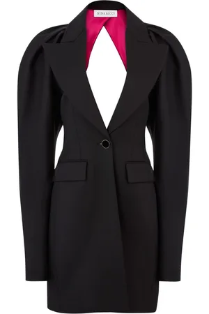 Nina Ricci Halter cocoon-sleeve coat