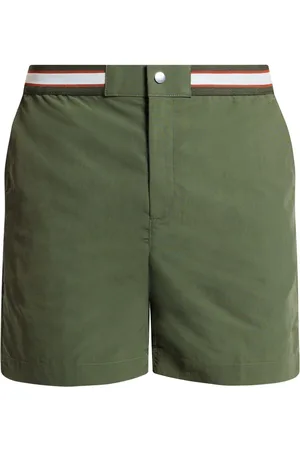CHE Striped-waistband shorts