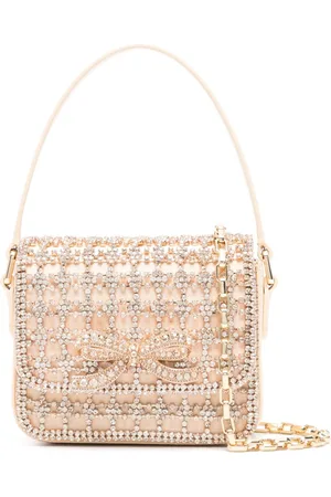 Self-Portrait Crystal-embellished mini bag
