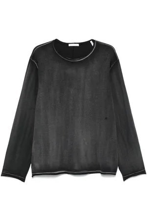 Helmut Lang Garment-dyed long-sleeve T-shirt