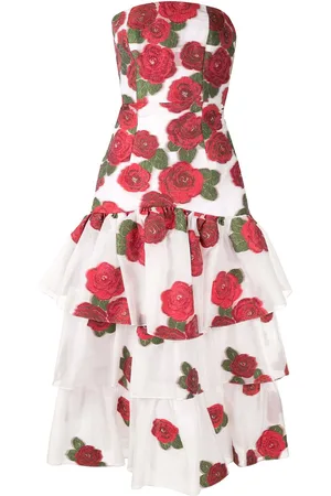Bambah Roses ruffle dress