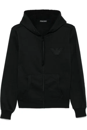 Emporio Armani Logo-patch hoodie
